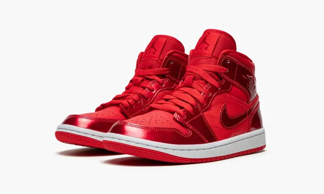 Кроссовки Air Jordan 1 Mid SE WMNS «Pomegranate» красный