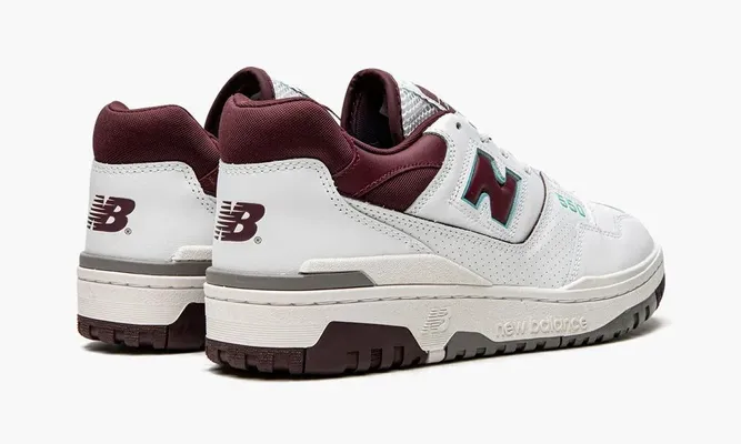 Кроссовки New Balance 550 «Burgundy Cyan» белый