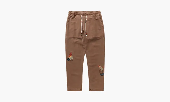 Одежда Travis Scott X Jordan Fleece Pants «Archaeo Brown» коричневый