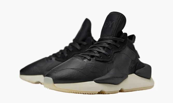 Кроссовки Adidas Y-3 Kaiwa «Black Core White» черный