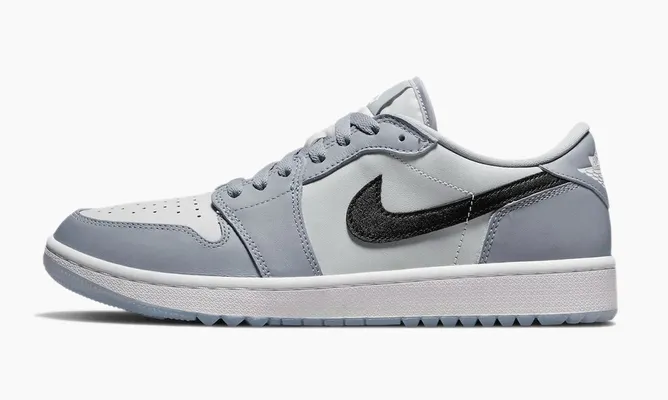Кроссовки Air Jordan 1 Retro Low Golf «Wolf Grey» серый