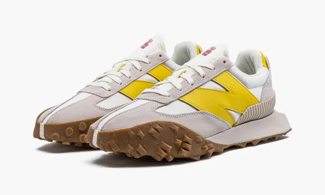 Кроссовки New Balance Xc-72 «Sea Salt Honeycomb Team Red» серый