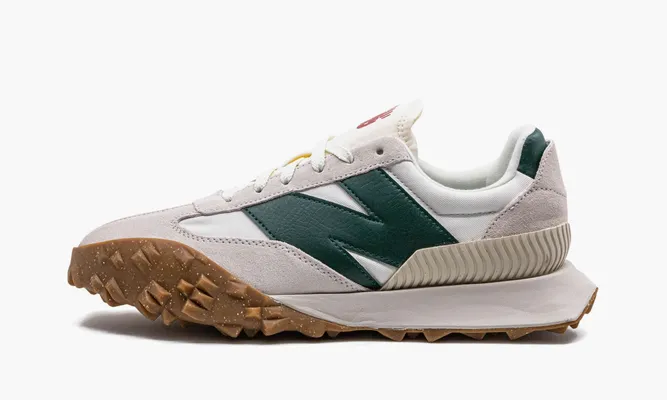 Кроссовки New Balance Xc-72 «Sea Salt Nightwatch Green Team Red» серый