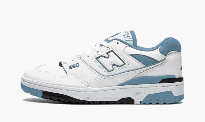 Кроссовки New Balance 550 «Unc White University Blue» lightBlue
