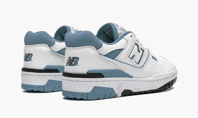 Кроссовки New Balance 550 «Unc White University Blue» lightBlue