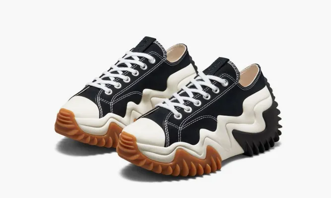 Кроссовки Converse Run Star Motion Ox «Black White» черный