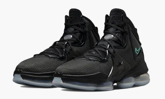 Для баскетбола Nike Lebron 19 «Black Aqua» черный