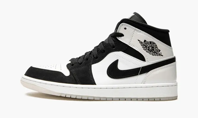 Кроссовки Air Jordan 1 Mid «Diamond Shorts» черный