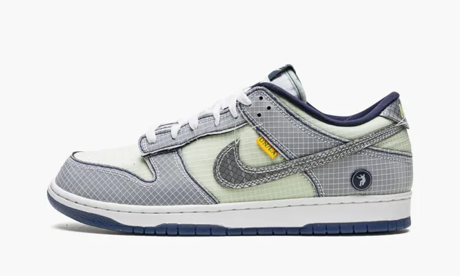 Кроссовки Nike Dunk Low «Union Passport Pack Pistachio» серый