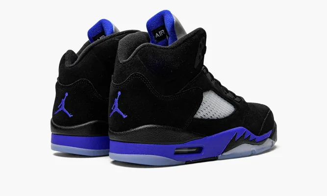 Кроссовки Air Jordan 5 Retro «Racer Blue» черный