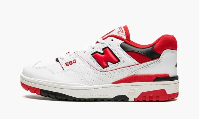 Кроссовки New Balance 550 «White Red» белый