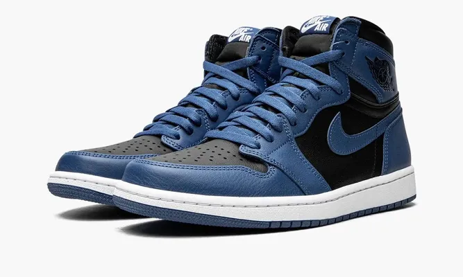 Кроссовки Air Jordan 1 High OG «Dark Marina Blue» синий