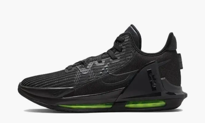 Для баскетбола Nike Lebron Witness 6 «Black Fluorescent Yellow» черный