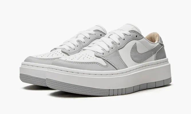 Кроссовки Air Jordan 1 Low WMNS Elevate SE «Wolf Grey» серый,белый