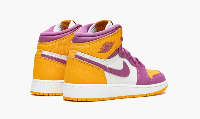 Кроссовки Air Jordan 1 Retro High OG GS «Brotherhood» фиолетовый