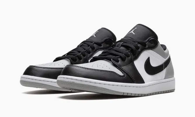 Кроссовки Air Jordan 1 Low «Shadow Toe» черный,белый