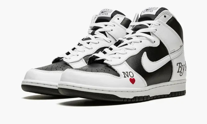 Кроссовки Nike SB Dunk High «Supreme By Any Means Black» черный