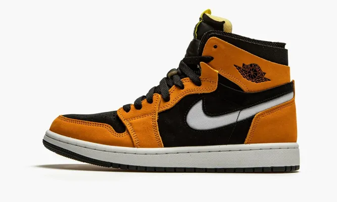 Кроссовки Jordan 1 Zoom Air CMFT «Black / Monarch» оранжевый