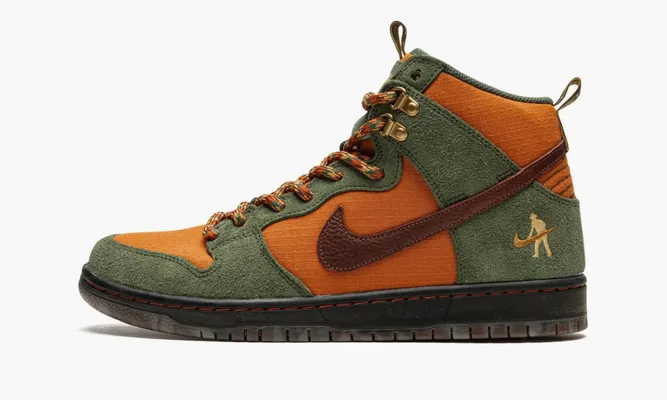 Кроссовки Nike SB Dunk High «Pass Port Work Boots» оранжевый