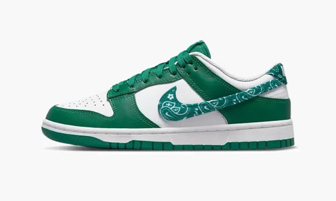 Кроссовки Nike Dunk Low WMNS «Green Paisley» зеленый
