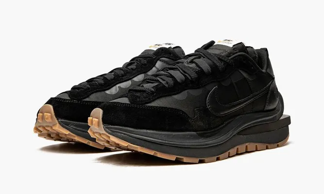 Кроссовки Nike Sacai Vaporwaffle «Off Noir» черный
