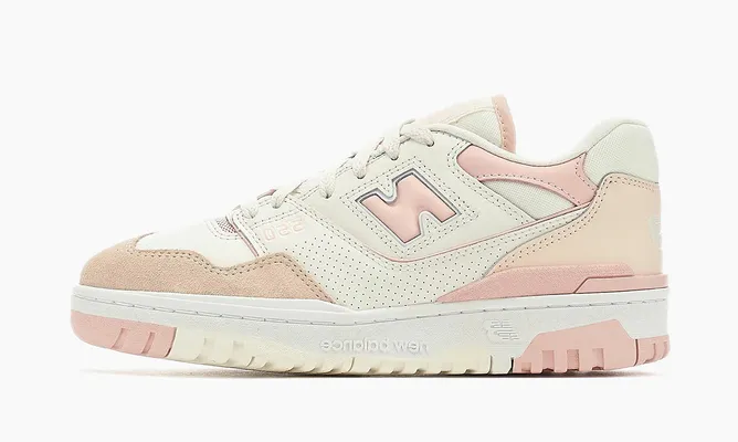 Кроссовки New Balance 550 WMNS «White Pink» розовый