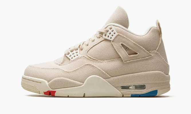 Кроссовки Air Jordan 4 Retro WMNS «Blank Canvas» кремовый