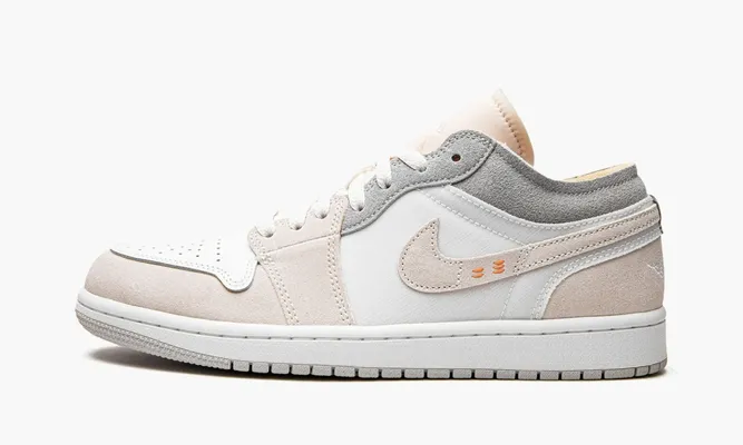 Кроссовки Air Jordan 1 Low GS «Inside Out Cream White Light Grey» белый,кремовый
