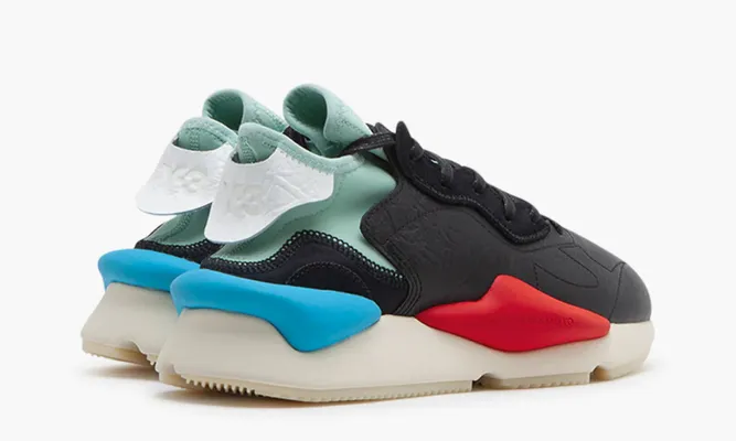 Кроссовки Adidas Y-3 Kaiwa «Black Blush Green» черный