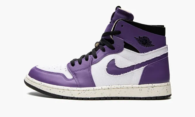 Кроссовки Jordan 1 High Zoom Air CMFT «Crater Purple» фиолетовый