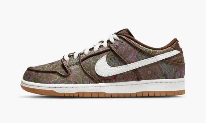 Кроссовки Nike SB Dunk Low Pro «Paisley Brown» коричневый