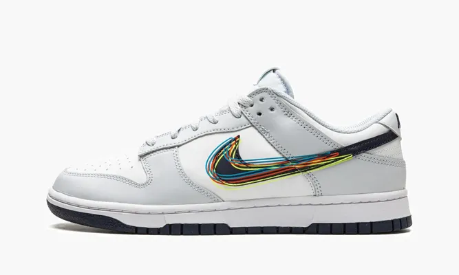 Кроссовки Nike Dunk Low «3d Swoosh» белый