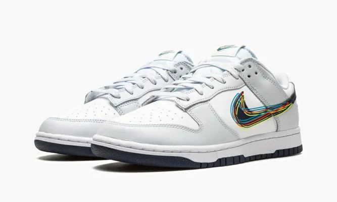 Кроссовки Nike Dunk Low «3d Swoosh» белый