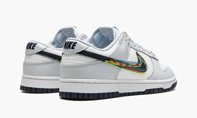 Кроссовки Nike Dunk Low «3d Swoosh» белый