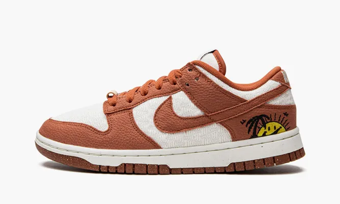 Кроссовки Nike Dunk Low Retro WMNS «Sun Club Burn Sunrise» коричневый