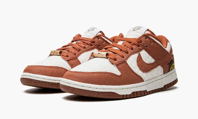 Кроссовки Nike Dunk Low Retro WMNS «Sun Club Burn Sunrise» коричневый