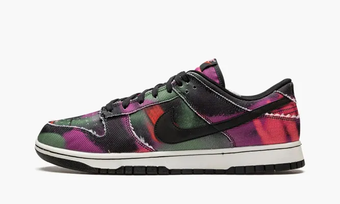 Кроссовки Nike Dunk Low «Graffiti Pink» разноцветный