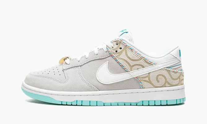Кроссовки Nike Dunk Low SE «Barber Shop Grey» серый