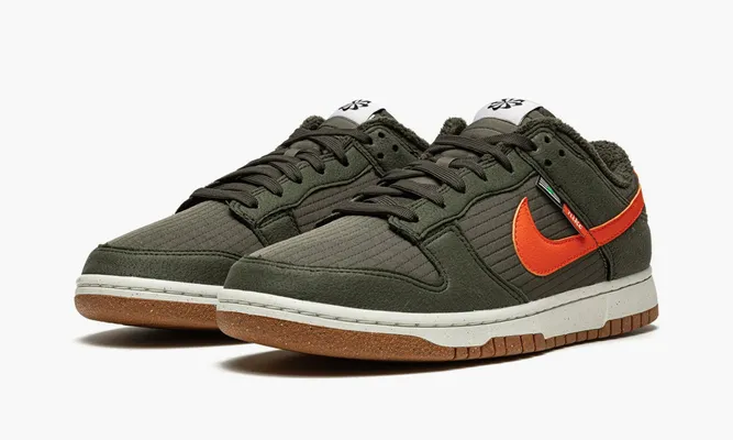 Кроссовки Nike Dunk Low Retro Next Nature «Toasty - Sequoia» зеленый