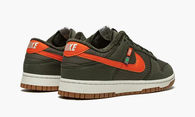 Кроссовки Nike Dunk Low Retro Next Nature «Toasty - Sequoia» зеленый
