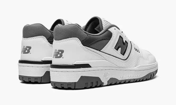 Кроссовки New Balance 550 «White Grey Dark Grey» белый