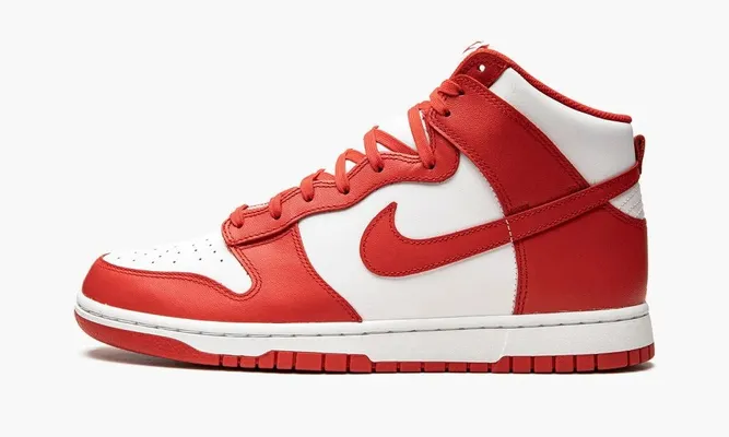 Кроссовки Nike Dunk High «Championship White Red» белый,красный
