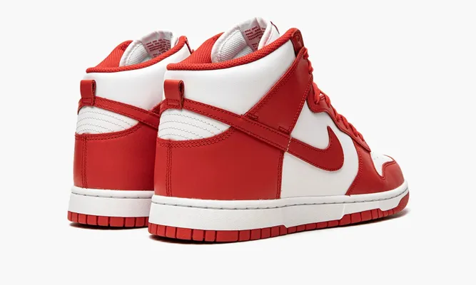 Кроссовки Nike Dunk High «Championship White Red» белый,красный
