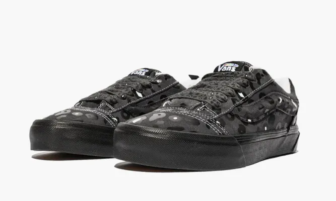 Кроссовки Vans Vault Ua Knu Skool Vr3 LX «Imran Potato Leopard Asphalt» ASPHALT/BLACK/TRUE WHITE