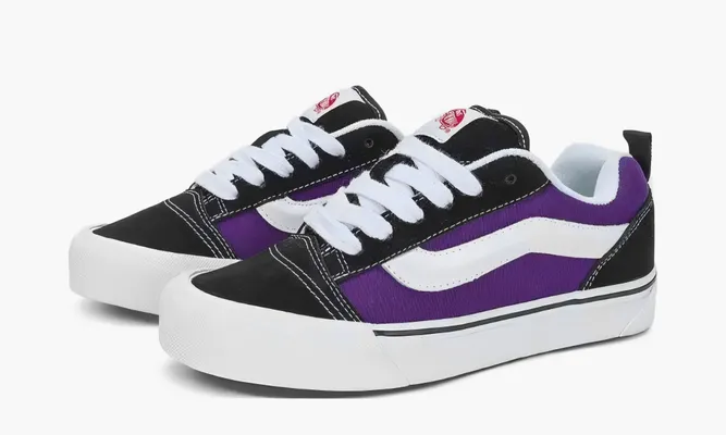 Кроссовки Vans Knu Skool «Black Purple» фиолетовый