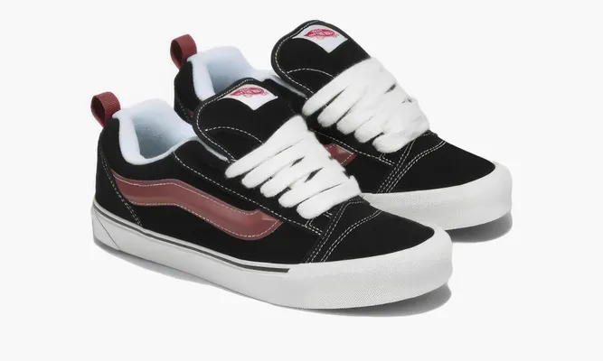Кроссовки Vans Knu Skool «Black Brown» черный