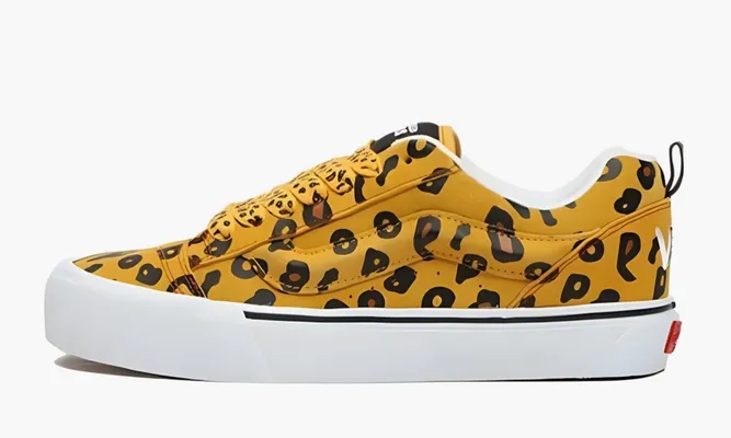 Кроссовки Vans Imran Potato X Knu-skool Vr3 LX «Leopard» желтый