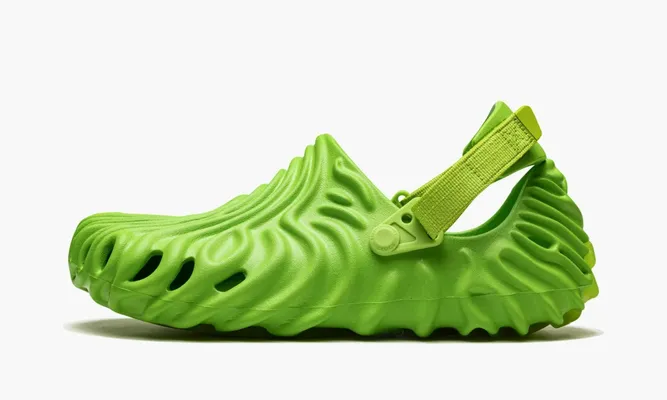 Кроссовки Crocs Pollex Clog «Salehe Bembury - Crocodile» зеленый