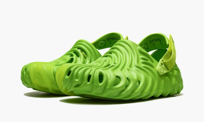 Кроссовки Crocs Pollex Clog «Salehe Bembury - Crocodile» зеленый