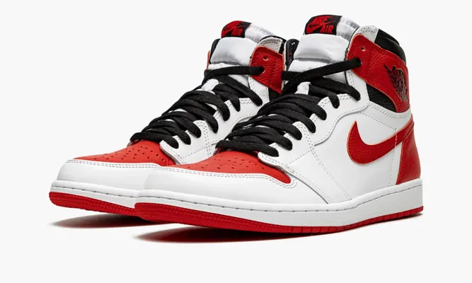Кроссовки Air Jordan 1 Retro High OG «Heritage» белый